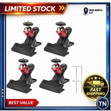 Secure 360 Swivel Webcam Mount - 4-Piece Camera Clamp for Creative Shoots