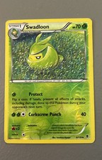 Swadloon 6/119 XY - Phantom Forces Reverse Holo Trading Card Pokémon 2014