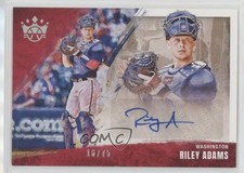 2022 Panini Diamond Kings DK Signatures Holo Silver 16/75 Riley Adams Auto 10qk