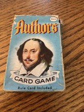 whitman Authors vintage card set complete 1950’s highly collectible Complete