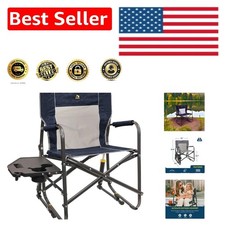 GCI Freestyle Rocker - Stylish Portable Rocking Chair with Built-In Side Table
