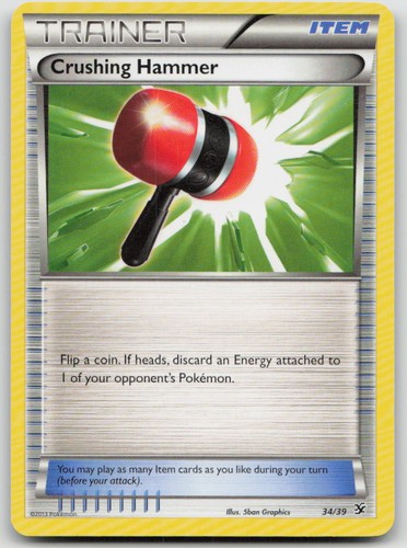 Crushing Hammer 34/39 Kalos Starter Set Pokemon LP