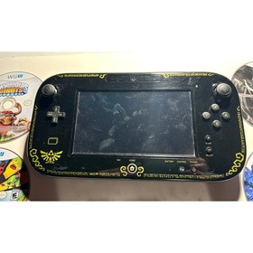 Zelda Wii U Console Deluxe Wind Waker Edition Good Shape Works w/ 8 games