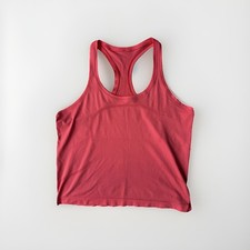 Lululemon Swiftly Tech Racerback Tank Top Size 12 Pink Motivational