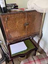 Re Production Drinks Cabinet In Walnut