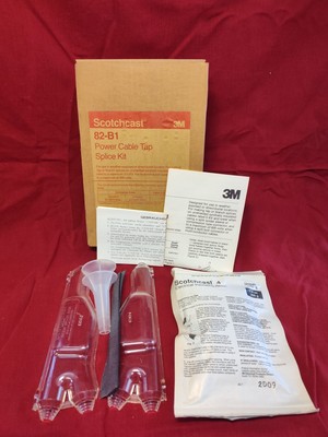 3M Scotchcast Power Cable Tap Splice Kit 82-B1, 1/4''-5/8'', #2 Awg #4 Awg