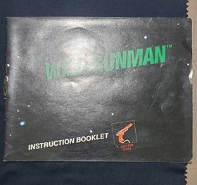 Wild Gunman (Nintendo NES, 1985) 5-SCREW COMPLETE OG Foam Authentic BLACK BOX