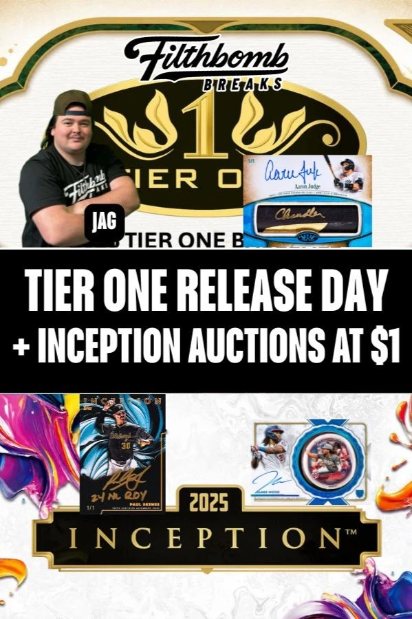 $1 START TOPPS TIER ONE RELEASE DAY W/ JAG!!