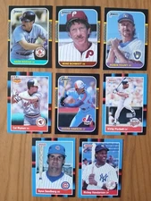1980s Donruss HOF Lot - SANDBERG DAWSON PUCKETT SCHMIDT RIPKEN YOUNT BOGGS +