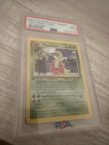 Meganium (1st Edition) graded PSA 9 for sale on eBay