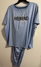 Joyspun Women’s Pajama Set NWT SZ XS (0-2) Jogger Pants Pockets Dreamy Soft