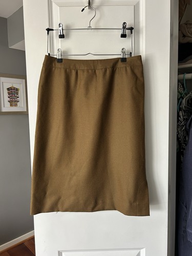 Chloé, Vintage Chloe Pencil Skirt Brown Made In France Size 42