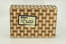  TOP MINT in Box Nikon F-36 Motor Drive for Nikon F   Logo Pattern Box - Unused