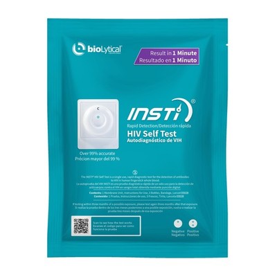 INSTI HIV Self Test  Rapid HIV Test Kit at Home | BloodBased Home Testing | R...