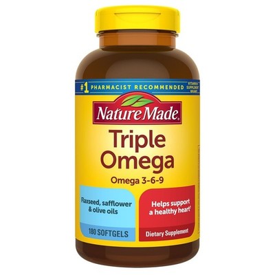 Nature Made Triple Omega 3-6-9, 180 Softgels