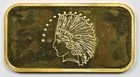 Indian Head $10 Eagle Motif Washington Mint 1 oz .999 Silver Art Bar 24k EPG