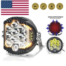 5 Inch 50W LED Driving Light, 5000LM Offroad Light Waterproof Round Work Lig...