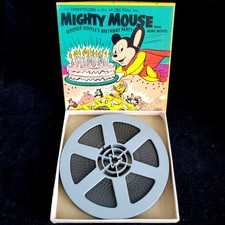 Mighty Mouse Mother Goose Birthday Party Terrytoons CBS 8mm Film 1962 219 TESTED