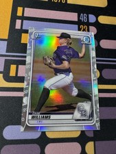 2020 Bowman Draft #BD-23 Case Williams Chrome Refractor