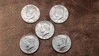 5 ) 1966 KENNEDY Half Dollar 40% SILVER SMS UNCIRCULATED JFK 50c US Coin