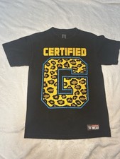 WWE Certified G Big Cass Authentic Wear Black T-Shirt Size S