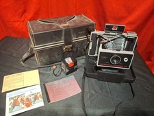 Polaroid Countdown 90 Automatic Land Camera W/Case And Accessories Untested