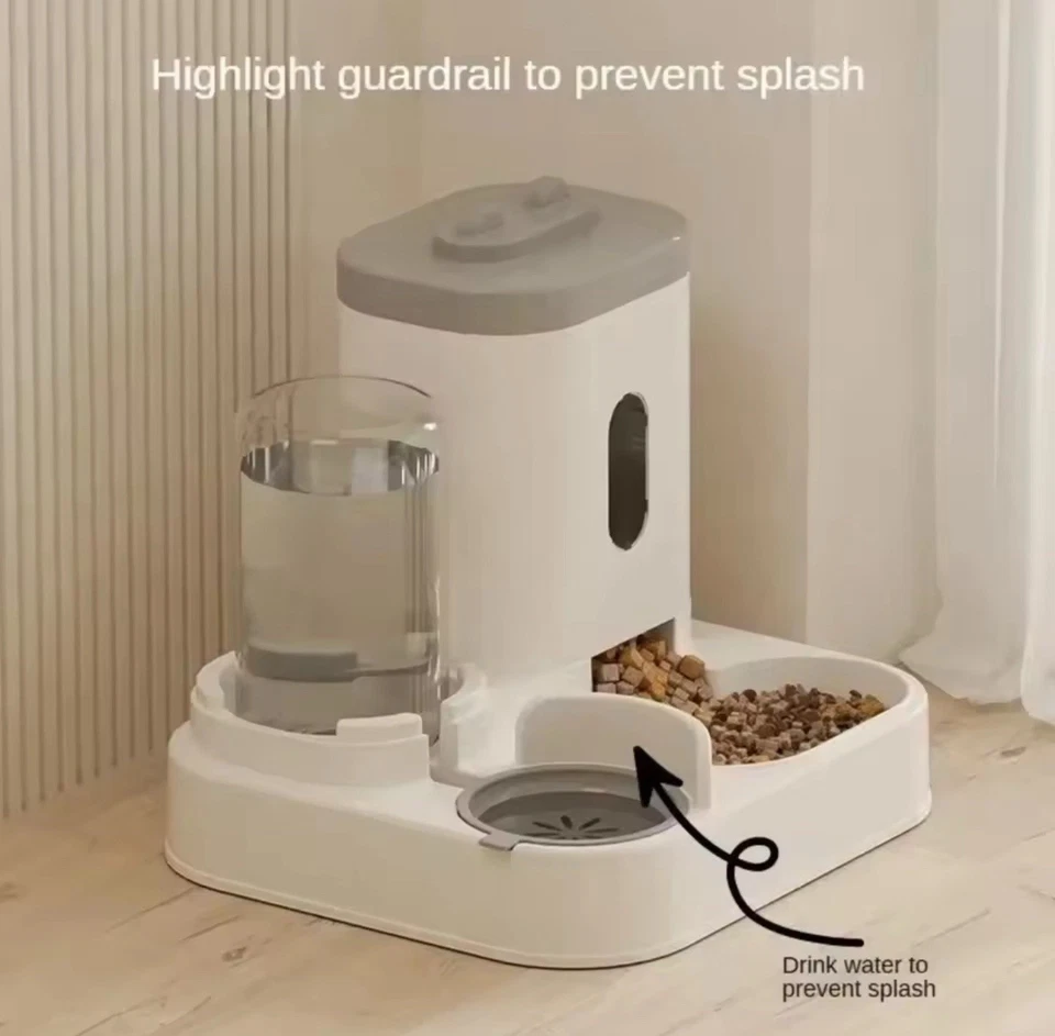 !NUEVO! Alimentador automático para mascotas con fuente de agua!¡NUEVO! Foto 2 de 4