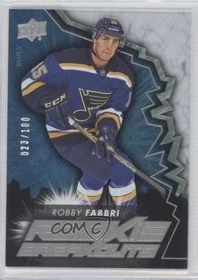 2015-16 Upper Deck Rookie Breakouts 23/100 Robby Fabbri #RB11 RC a3q