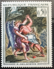 Timbre Stamp 1963 - YT 1376 - Eugene Delacroix - Neuf** MNH
