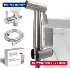 Handheld Bidet Sprayer for Toilet - Adjustable Water Pressure, Stainless Steel J