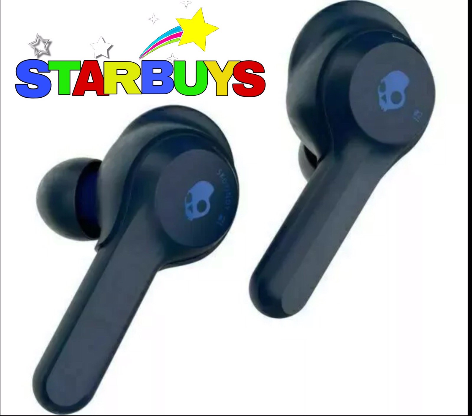 Skullcandy - Bluetooth Wireless In-Ear Earbuds Earphones with Charging Case