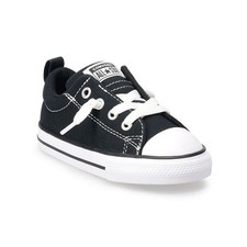 NWT Converse Kids Chuck Taylor All Star Street Sneaker Black/White,Toddler Sz 7