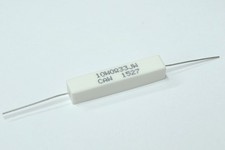0.33 Ohm 10 Watt ±5% Wirewound Axial Resistor - Ceramic Cement Power 0.33Ω J 10W