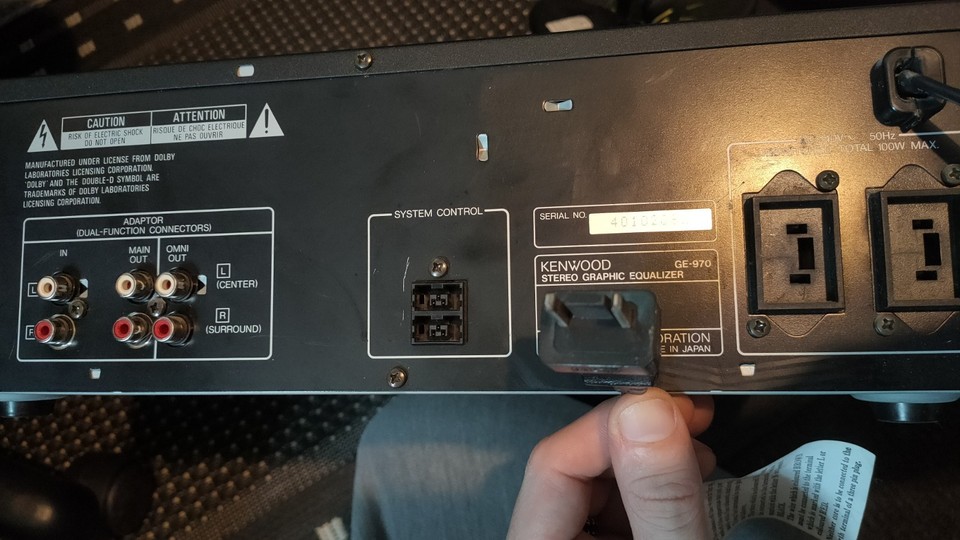 Égaliseur Graphique HiFi Kenwood GE-970 – Testé Fonctionnel – Son Pro