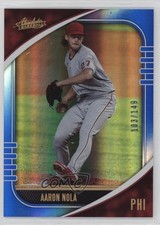 2021 Panini Absolute Spectrum Blue 103/149 Aaron Nola #24 15ul