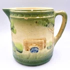 Early Roseville Pottery The Bridge Pitcher 5.75" Decorated Utility Ware Antique