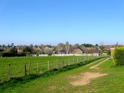 Photo 6x4 Sand Field Nep Town The name of the field according to Henfield c2017