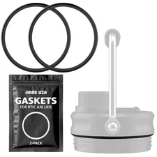 Jmoe USA Premium Gaskets for RTIC Jug Lids | 2-Pack | Enhanced Angled Design