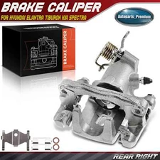 Brake Caliper with Bracket for Hyundai Tiburon Kia Spectra 2004-2009 Rear Right