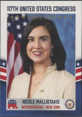 2021 117th US Congress Nicole Malliotakis Rookie Card New York GOP RC #535
