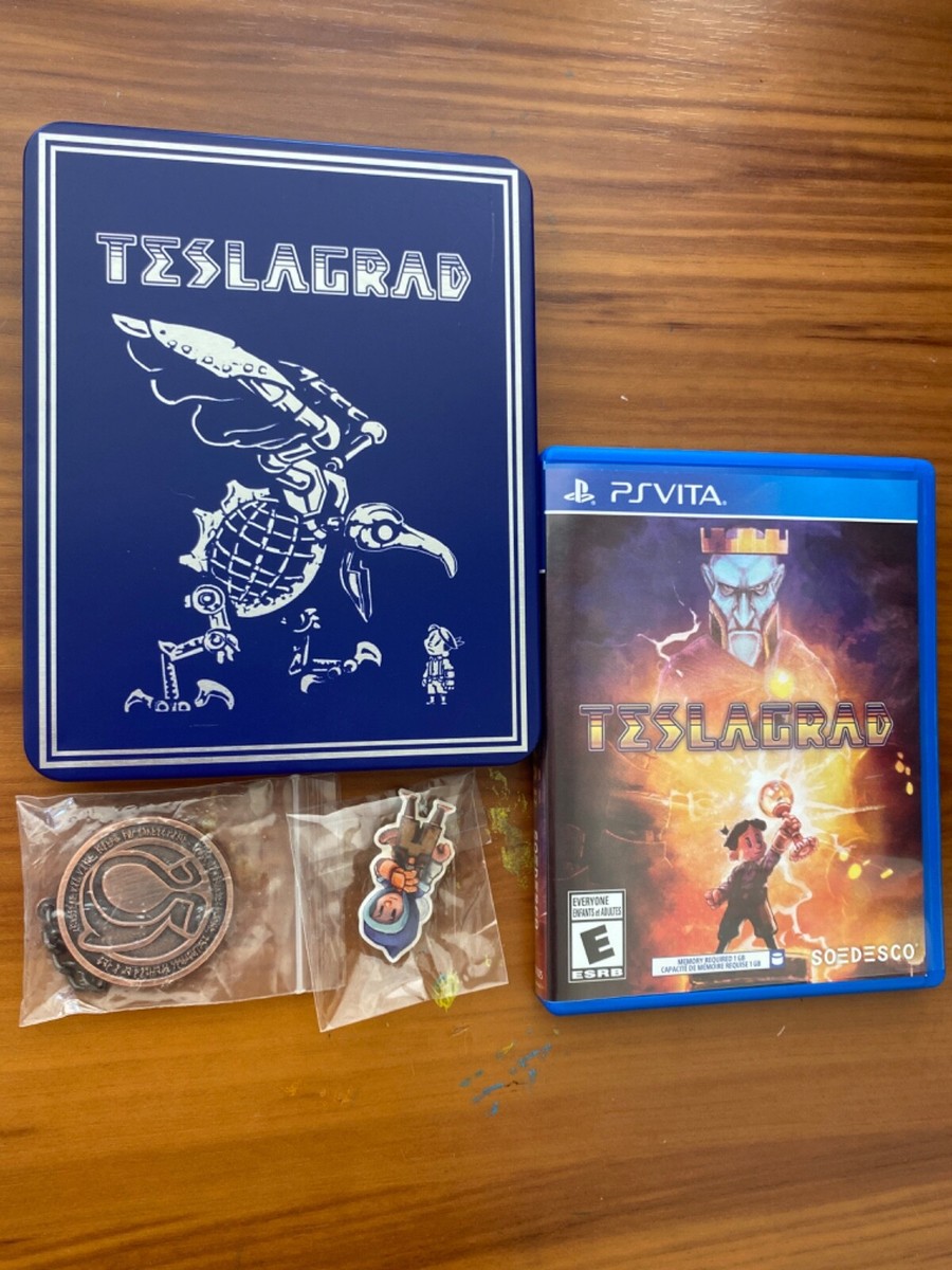 Teslagrad Value Pack Playstation PS Vita Game CIB -tested