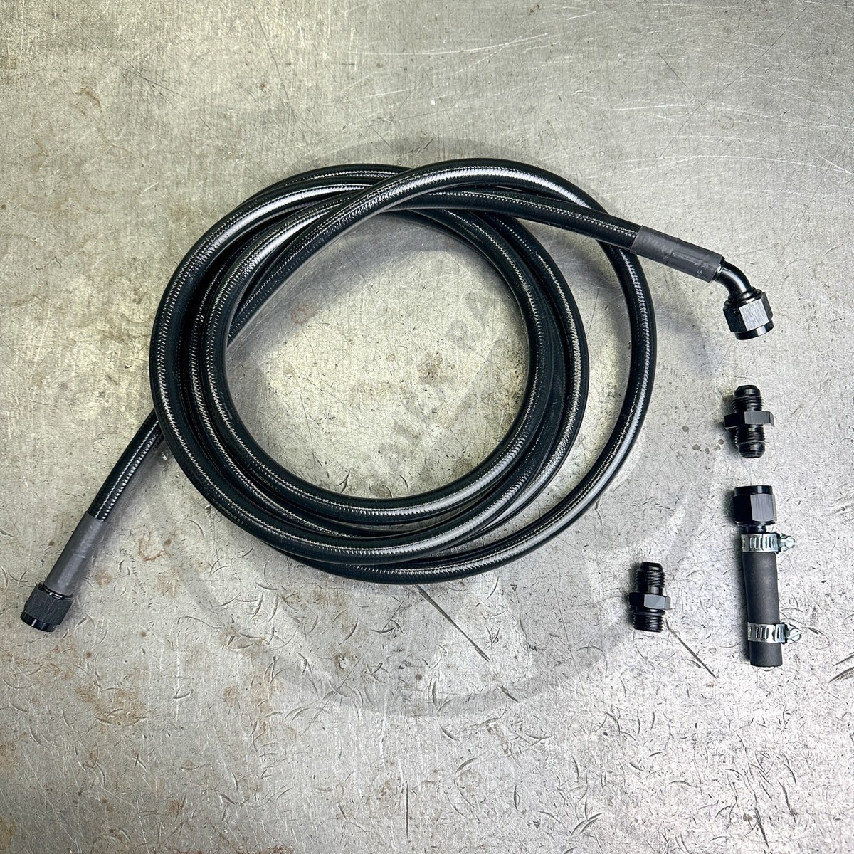 96-00 Civic Black Stainless Steel Fuel Return Line E85 Compatible