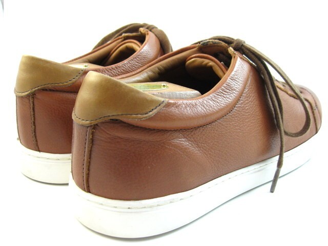 Allen Edmonds "COURTSIDE" Low-Top Leather Dress Sneakers 10.5 D Chili (478N)