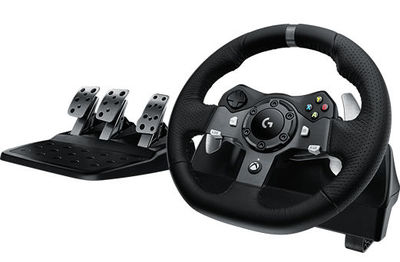 Logitech G920 Dual-Motor Feedback Driving Force Racing Wheel with Responsive ...