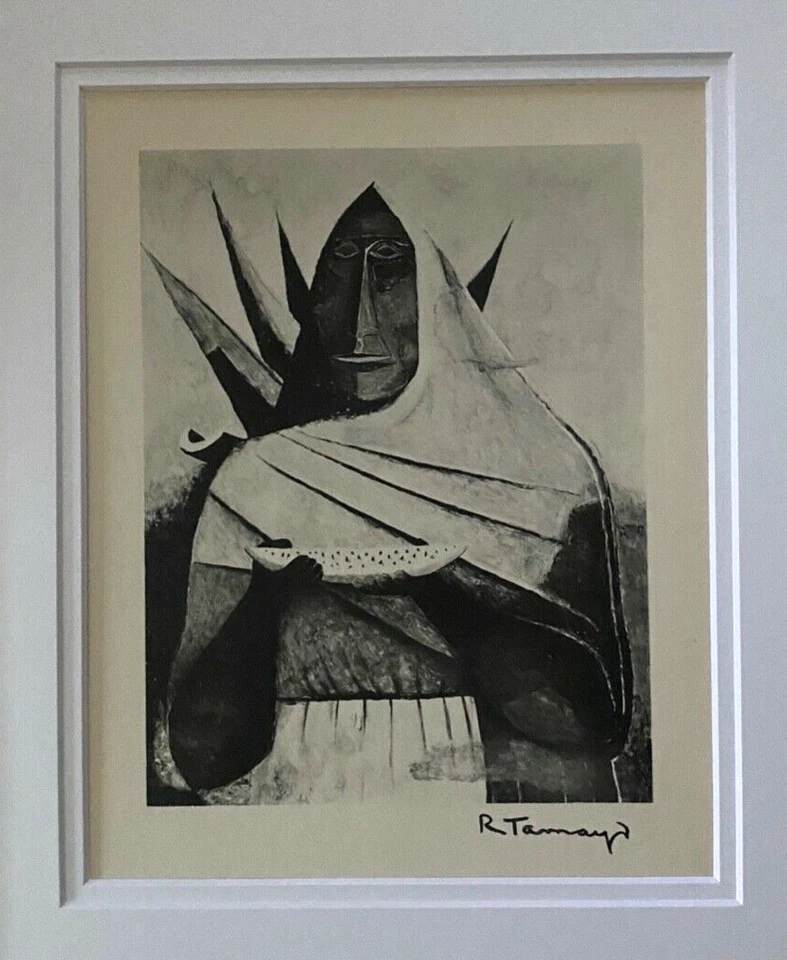 RUFINO TAMAYO 1947 HERMOSA IMPRESIÓN FIRMADA MATE 11 X 14 + LISTA $695 Foto 2 de 4