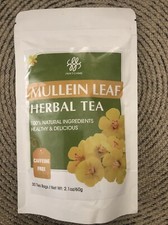 Mullein Leaf Herbal Tea /100 Natural Ingredients/Caffeine Free/30 Ct./Exp. 2025