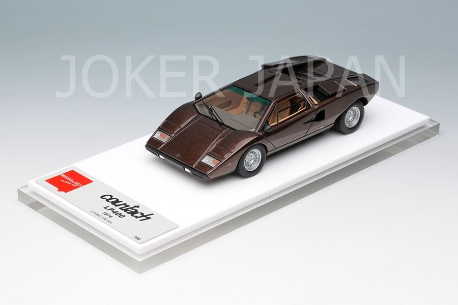 Make Up EIDOLON 1/43 Lamborghini Countach LP400 1974 Brown EM387K