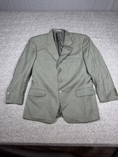 Valentino Uomo Blazer Jacket Mens Size 52 Gray 3 Button Notch Lapel