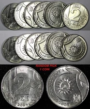 MOLDOVA 2024 2 Lei 23.7 mm KM# 154 GEM BU  RANDOM PICK (1 Coin)