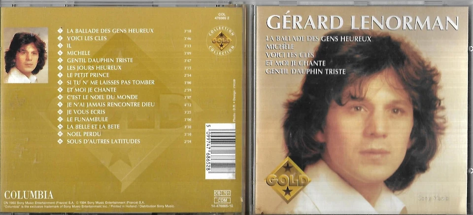 CD 16 TITRES GERARD LENORMAN BEST OF 1994 COLLECTION GOLD - Photo 1/1